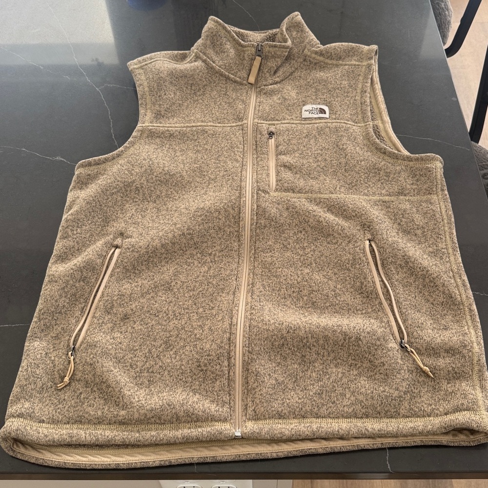 The North Face Beige Fleece Vest
